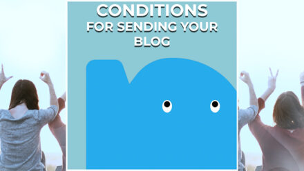 Page - Conditions for sending your blog