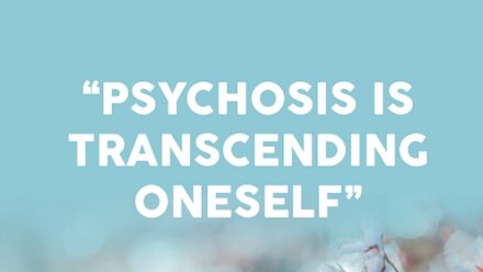 Blog- psychosis is transcending oneself